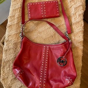 Authentic Micheal Kors handbag and wallet